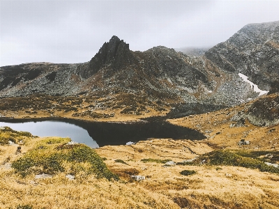 Highland tarn wilderness mountain Photo