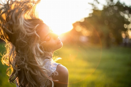 Hair photograph nature yellow Photo