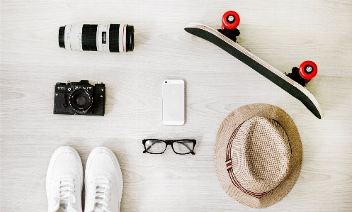 Photo Chambre chaussure accessoires pour cheveux
 étagère