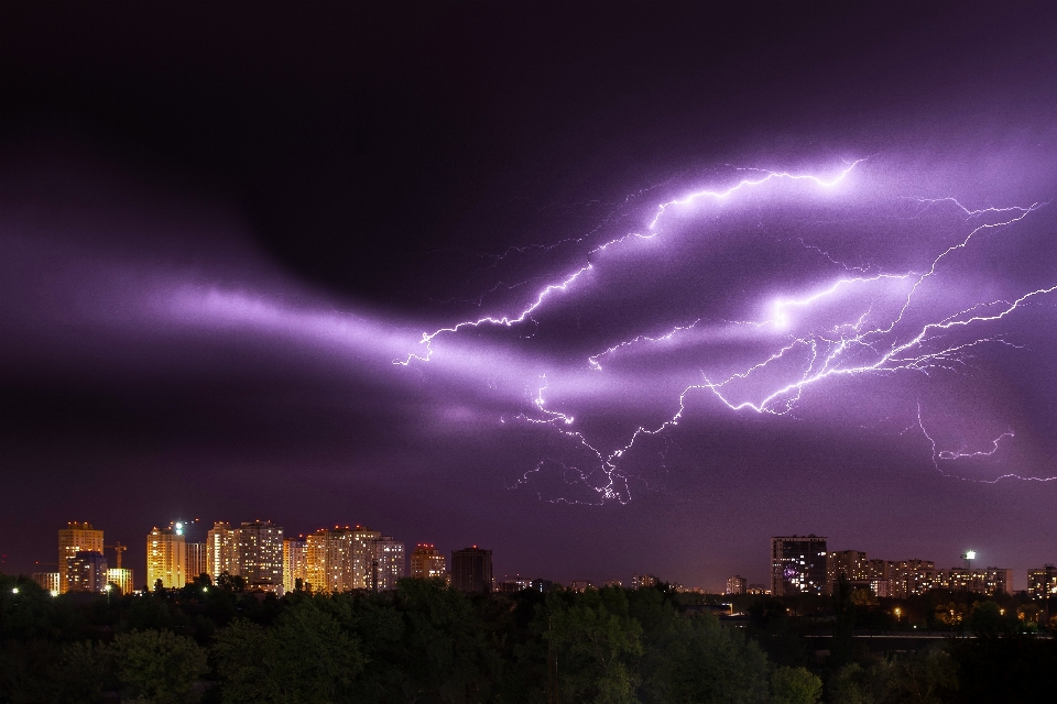 Sky thunder thunderstorm lightning