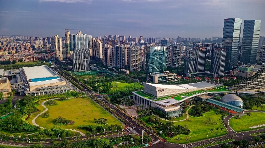 Foto Daerah metropolitan
 perkotaan
 lanskap kota