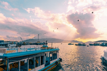 Sky cloud water transportation transport Photo