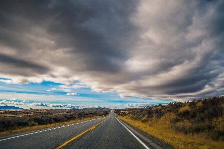 Road sky cloud natural landscape Photo