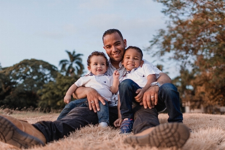 Foto Pessoas na natureza
 fotografia família tirando fotos juntos
