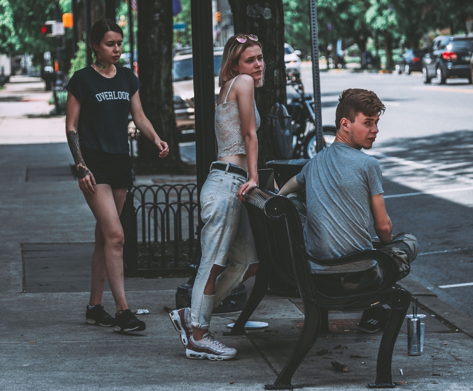 Foto menschen schnappschuss straße