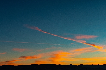 Sky cloud sunset atmosphere Photo