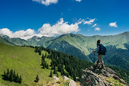 Mountainous landforms mountain ridge range Photo