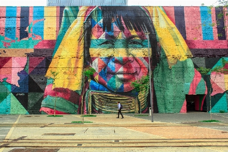 Street art mural modern Photo