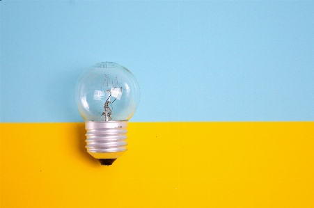 Light bulb incandescent lighting yellow Photo