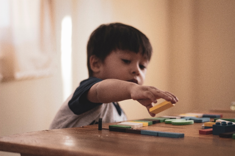 Child toddler play hand