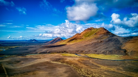 Mountainous landforms highland mountain sky Photo