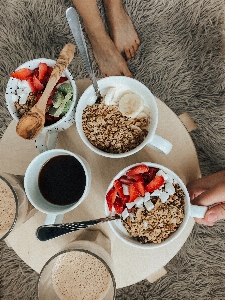 Cuisine meal breakfast cereal food Photo