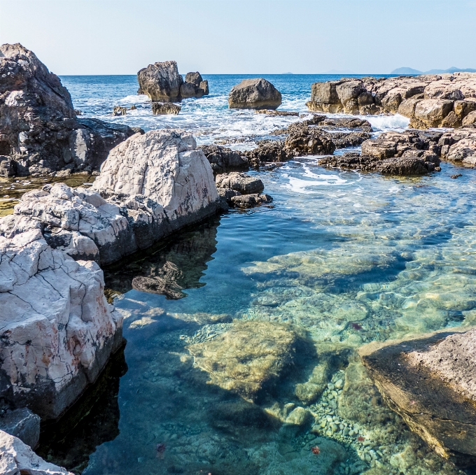 водное пространство
 море побережье rock