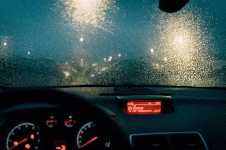 Windshield glass speedometer window Photo