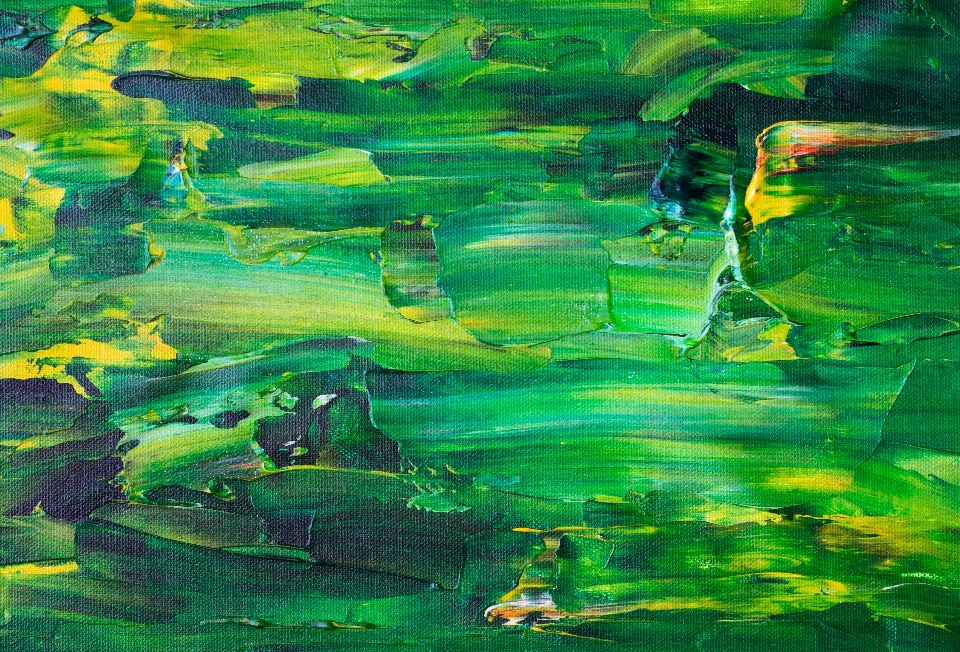 Vert peinture eau acrylique
