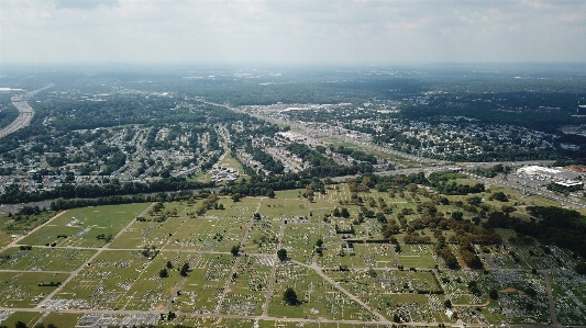 Aerial photography bird's eye view suburb residential area Photo