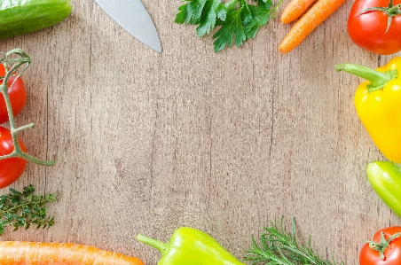 Natural foods vegetable food bell peppers and chili Photo