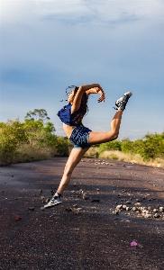 Beauty footwear photography jumping Photo