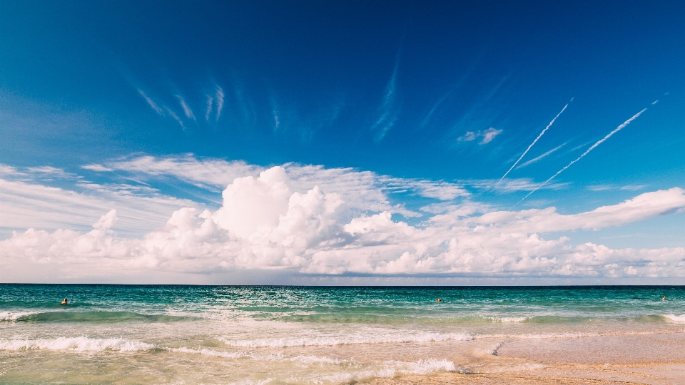 Cielo corpo d'acqua
 mare blu