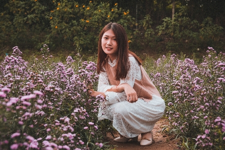 Menschen in der natur
 blume schönheit frühling Foto