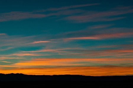 Photo Ciel rémanence
 nuage horizon