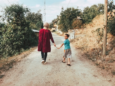 People in nature photograph child Photo