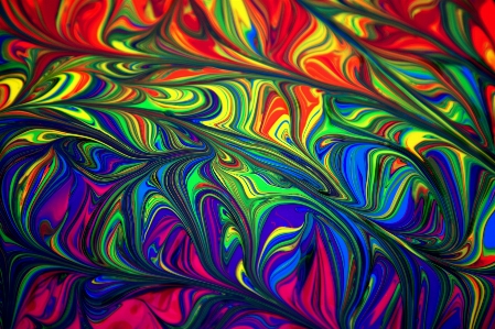 Psychedelic art pattern visual arts modern Photo