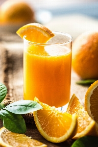 Food orange drink juice Photo