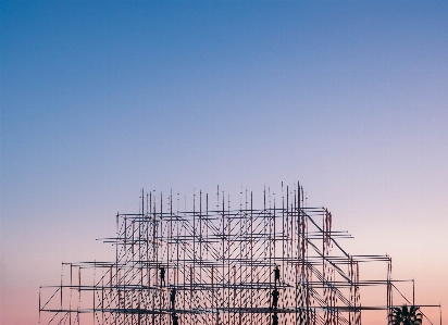 Foto Langit perancah
 arsitektur garis