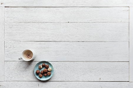 Wood wall furniture table Photo