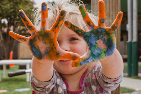 Foto Viso arancia testa divertimento