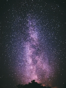 Foto Cielo galassia notte fenomeno atmosferico
