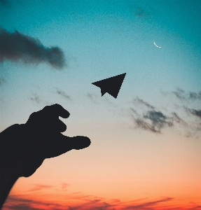 Sky cloud atmosphere silhouette Photo