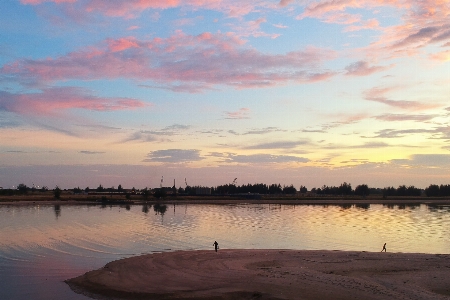 Sky body of water reflection Photo