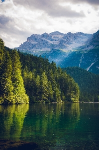 Nature body of water natural landscape mountain Photo