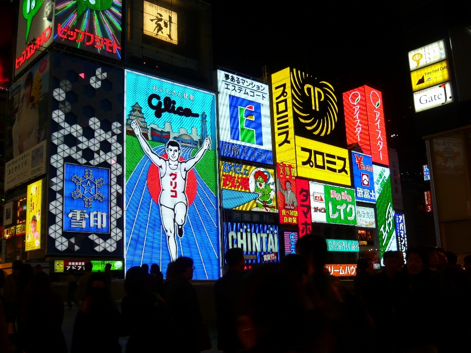 Osaka
 japón noche ciudad