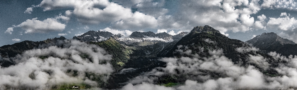 Mountainous landforms mountain range highland