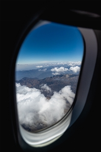 Foto Céu viagem aérea
 janela nuvem