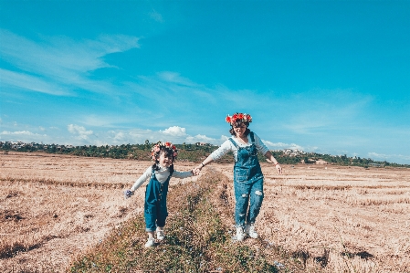 People in nature photograph sky fun Photo