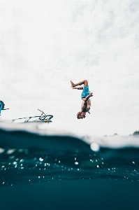 Foto Acqua cielo sport estremo
 ricreazione