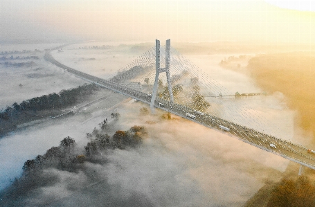 Fog atmospheric phenomenon mist bridge Photo