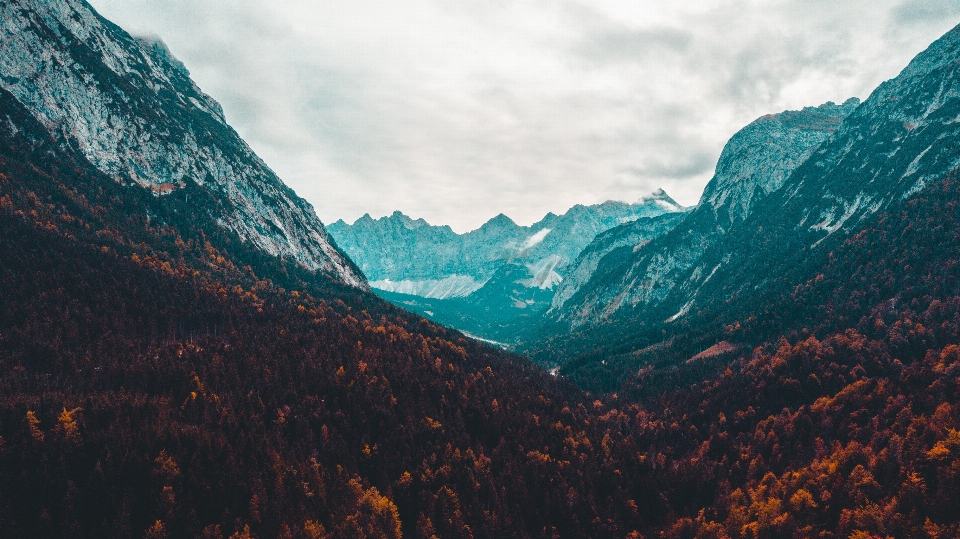 Mountainous landforms mountain highland sky