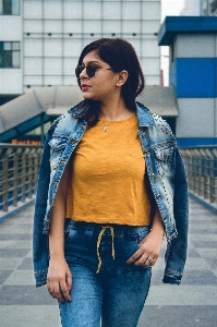 Denim jeans clothing street fashion Photo