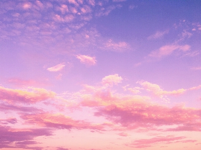 Himmel wolke tageszeit rosa Foto