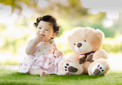 Child teddy bear photograph stuffed toy Photo