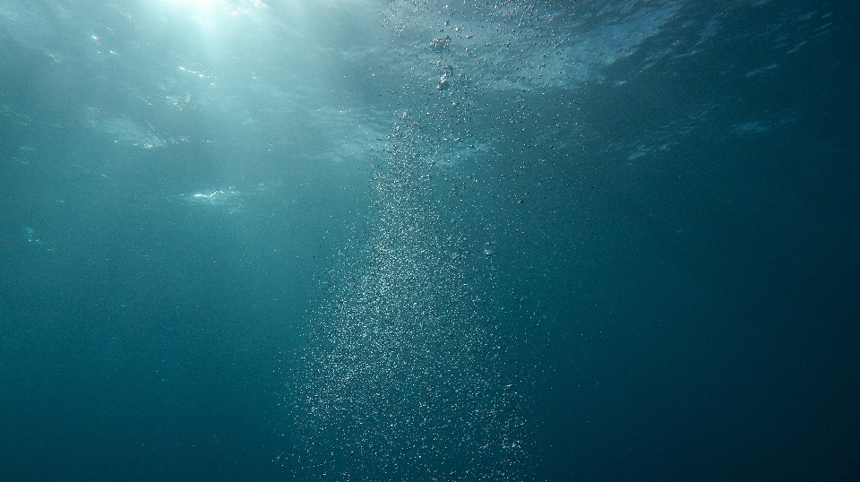 Blau wasser unter aqua