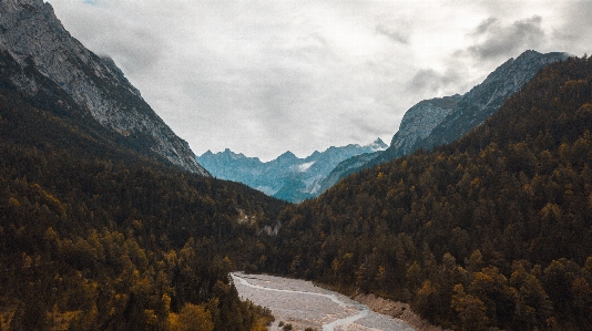 Mountainous landforms mountain highland nature Photo