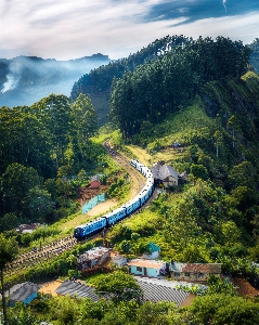 Nature transport green hill station Photo