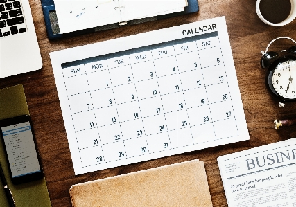 Calendar text font games Photo