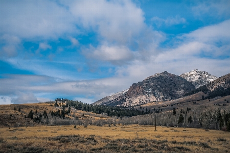 Mountainous landforms sky mountain nature Photo